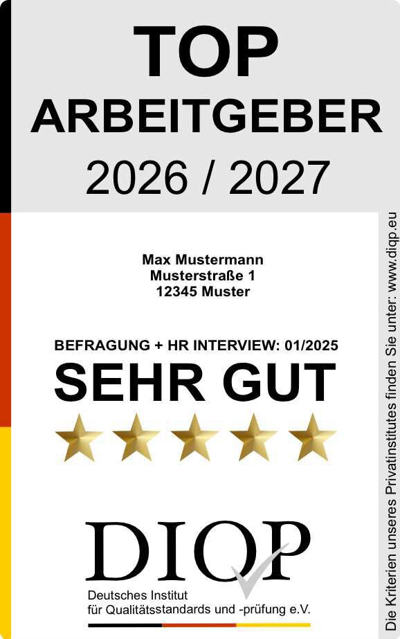 Top-Arbeitgeber-Siegel Top-Arbeitgeber-Siegel